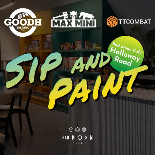 Sip and Paint at Bad Moon Cafe Holloway 6th of November