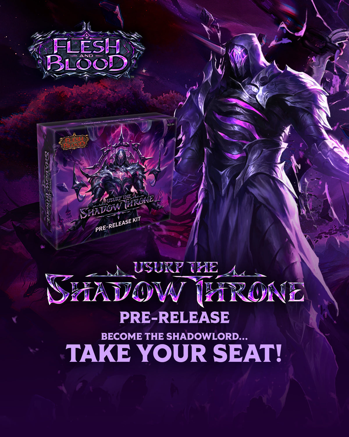 Flesh & Blood Usurp The Shadow Throne Pre-release - Sept 21st - Borough