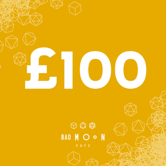 Bad Moon Cafe Gift Voucher - £100