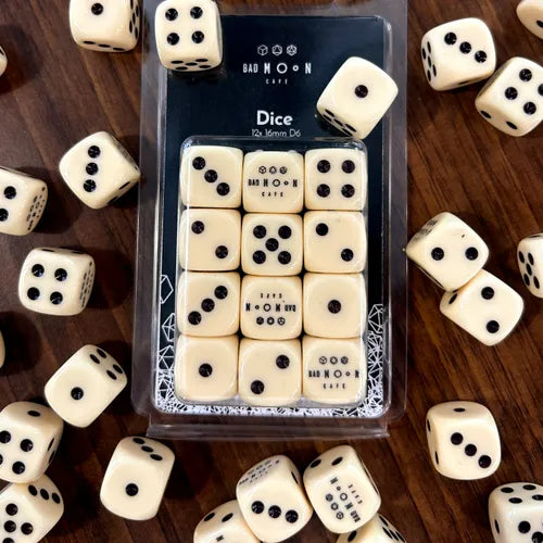 Bad Moon Cafe Dice: Bone
