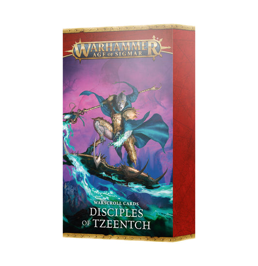 WARSCROLL CARDS: DISCIPLES  TZEENTCH ENG
